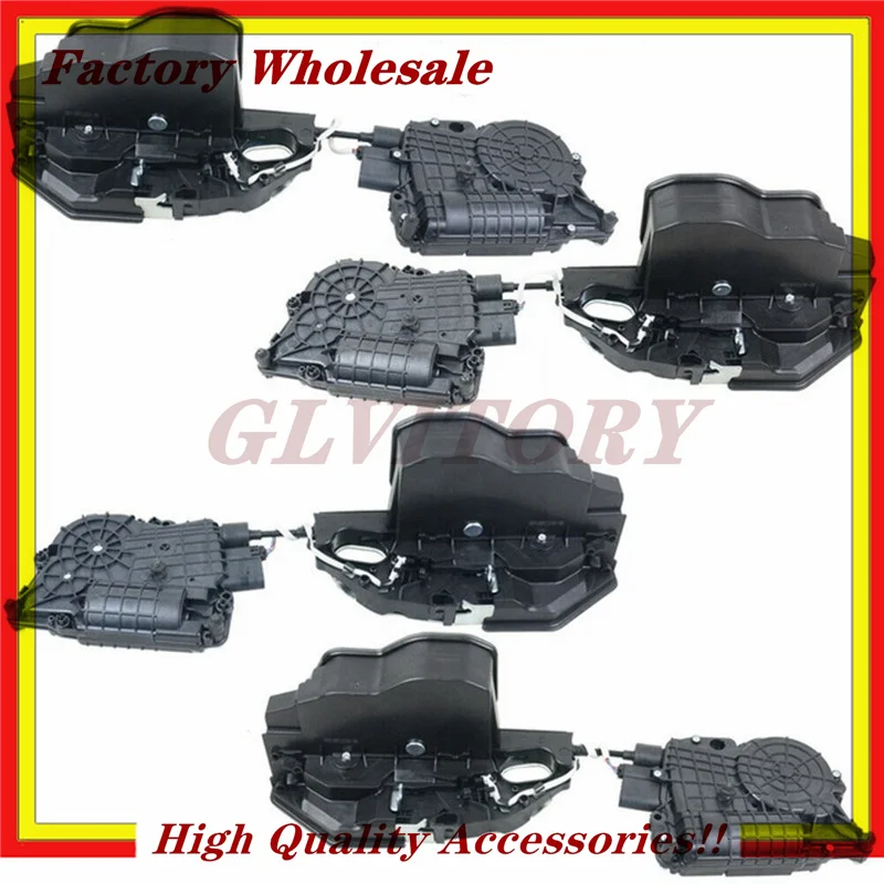 4pcs Front&Rear Left+Right Soft Close Door Lock Mechanism Actuator for BMW X5 E70 X6 E71 E72 51227167587 51227167588 51217167579