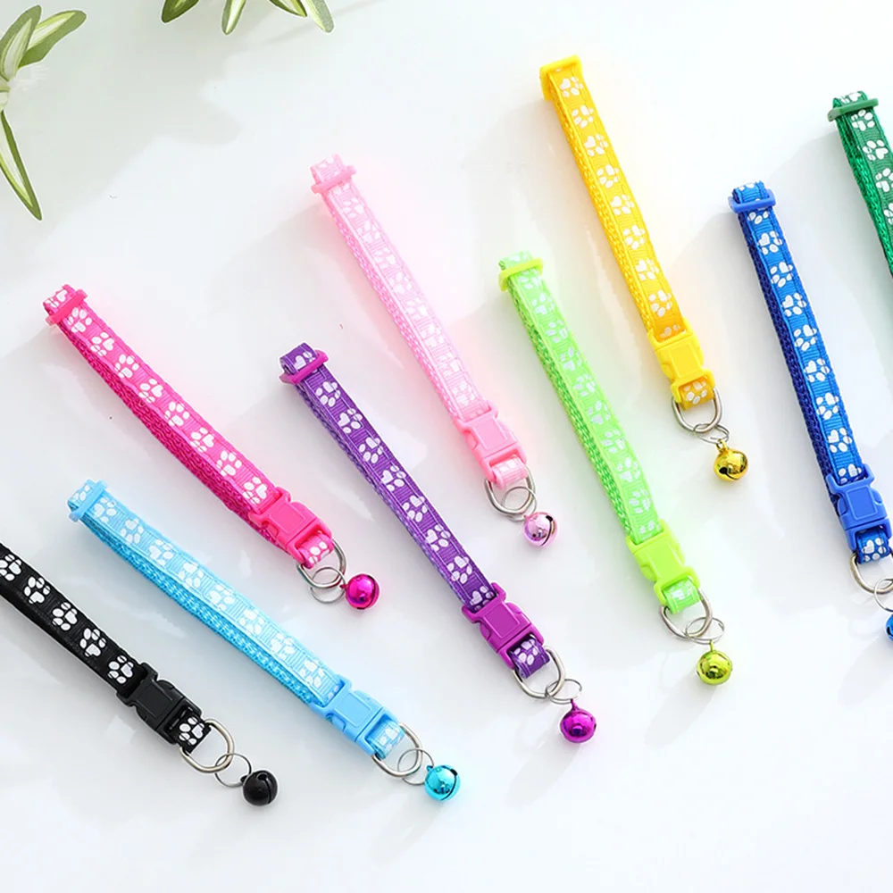 Title 6, Adjustable Cat Safety Collar Necklace with Bell...
