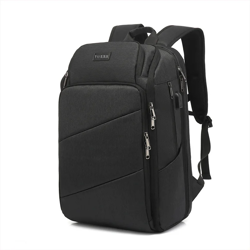 Shoulder Business 17 inch Laptop Backpack with Large Capacity and USB Multifunction