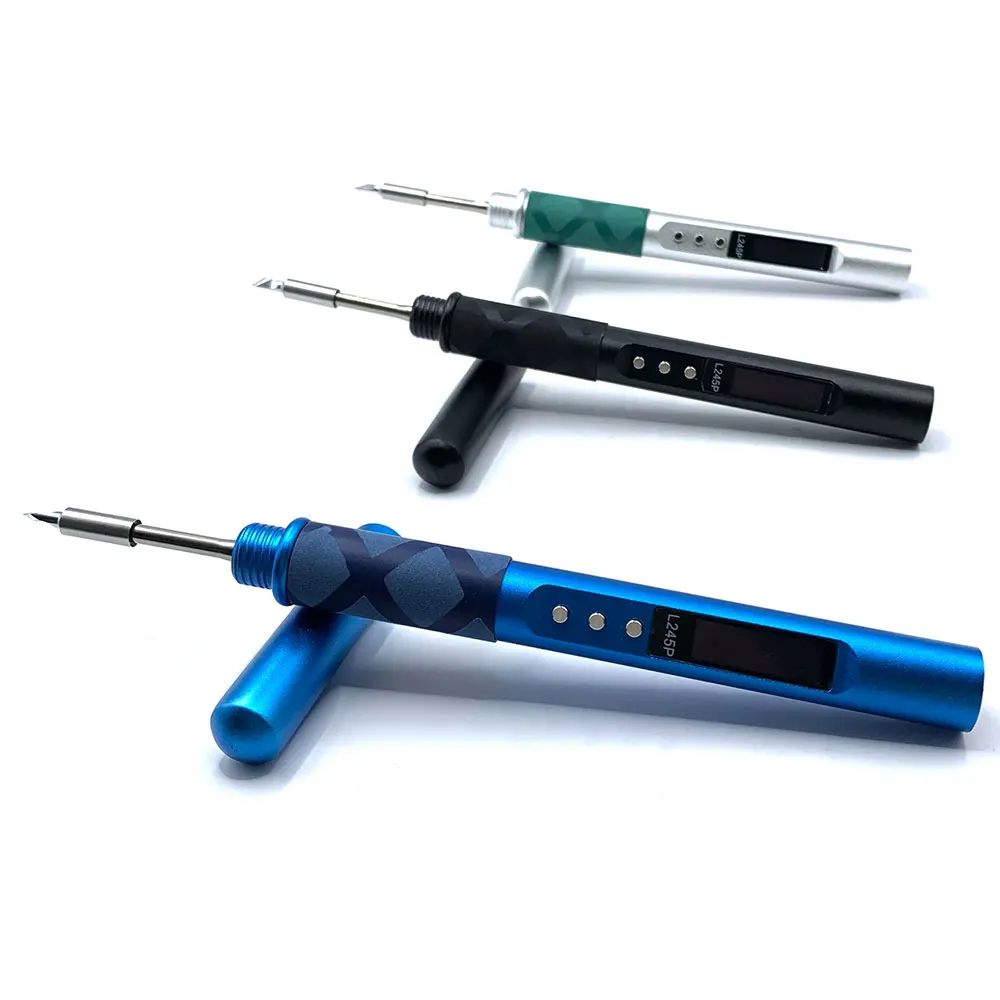 L245 Soldering Iron PD 65W DC 90-150W Pocket-size Smart Programmable Welding Iron Station Kit Fast Internal Heating OLED Display