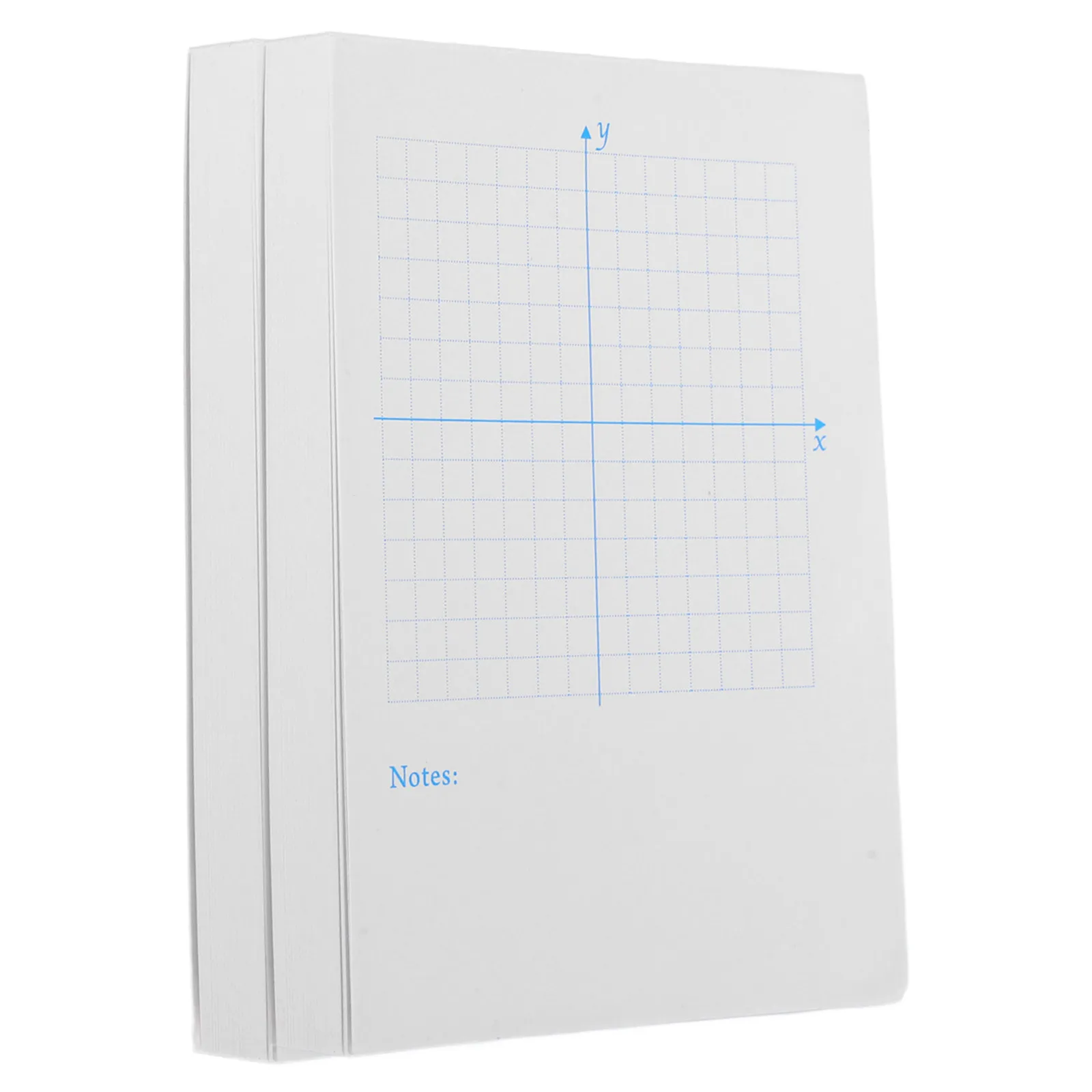 2권의 전통 종이 그래프 용지 Xy 수학 도면 시트 정밀 좌표 표시 촉각 표면 수학 연습