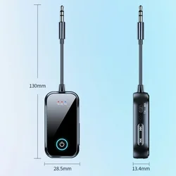 Wireless Bluetooth 5.4 Audio Transmitter & Receiver with 3.5mm Aux Adapter (BT 5.4)