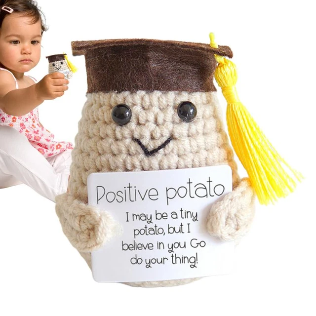 Potato Plush Toy Funny Crochet Plushies Cute Crocheted Stuffed Animals for  Friends Encouragement Party accessories - AliExpress