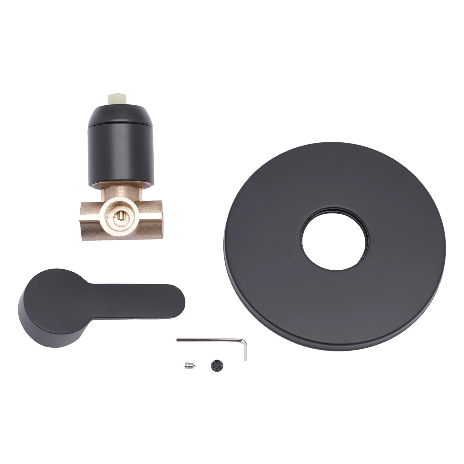 Description Picture 5 of itemSingle Function Shower Handle Valve Bathroom Trim Kit Rough-In Valve Single Handle Tub Shower Valve Mixer Kit