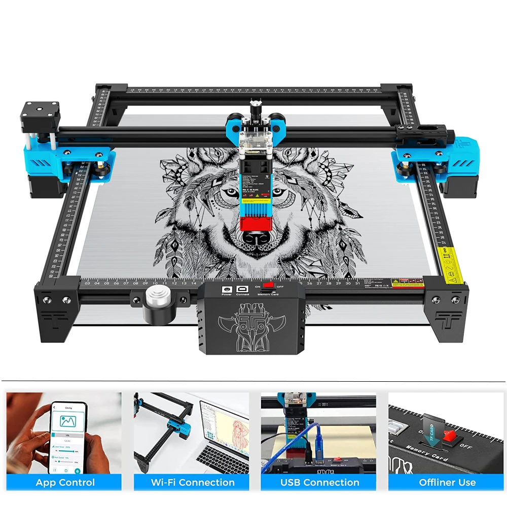 Twotrees Tts 40w80w Laser Engraving Machine Diy Easy Installation