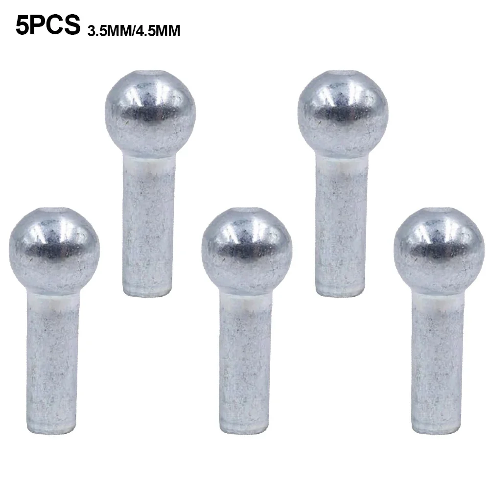 5pcs Gym Pulley Machine Stopper Cable Ball Terminals Wire Port Joint Parts For Diameter 5mm 6mm Cables Fitness Equipment