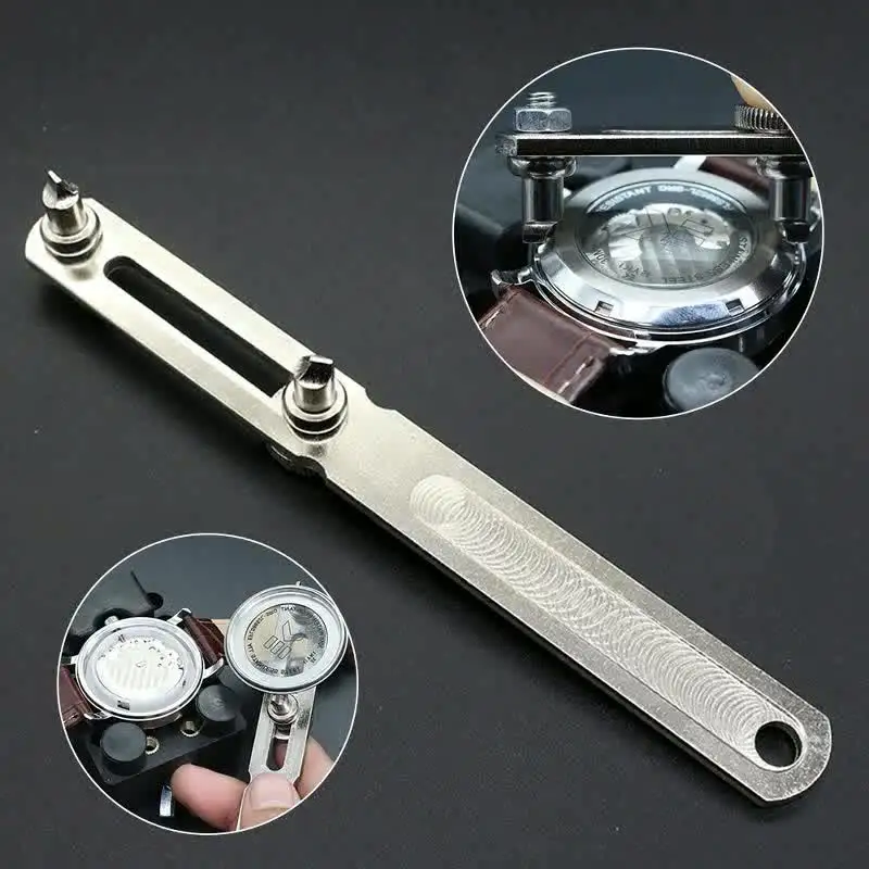 Accessoire Réparation Montre Portable Ouvre-boîtier Montre Acier Inox - Kit 6 Matrices Réparation Horlogerie Portable Matrices Acier Inox