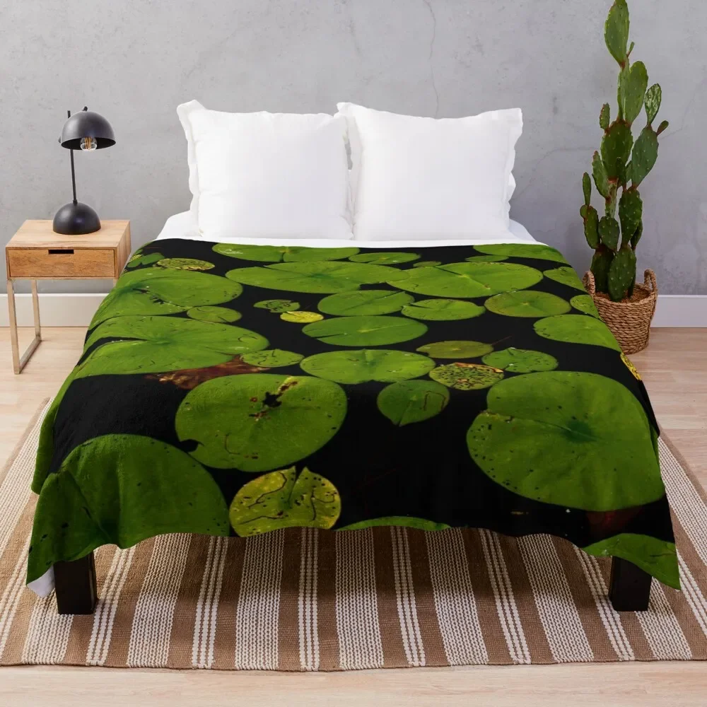 

Lily Pads Throw Blanket Travel blankets ands Luxury Sofa Quilt Blankets