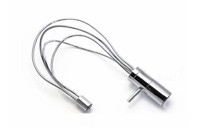 ก๊อกน้ำผสมน้ำร้อนน้ำเย็นแบบติดตั้งบนเคาน์เตอร์เดี่ยว ดีไซน์รังนก ผลิตจากทองเหลืองแท้ ชุบโครเมียม สำหรับอ่างล้างหน้าในห้องน้ำ 3