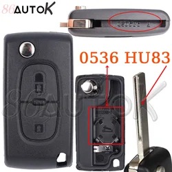 Premium Remote Key Case - Durable and Stylish Replacement Cover (CE0536 HU83 2BTS)
