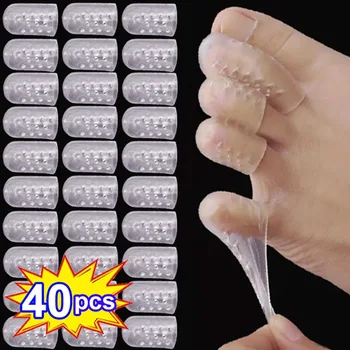 40 pz a 2 pz Elasticità Puntale In Silicone Donne Gel Piccolo Dito Tubo di Protezione Anti-Frizione Traspirante Cura Del Piede Dita Dei Piedi Coperture 1