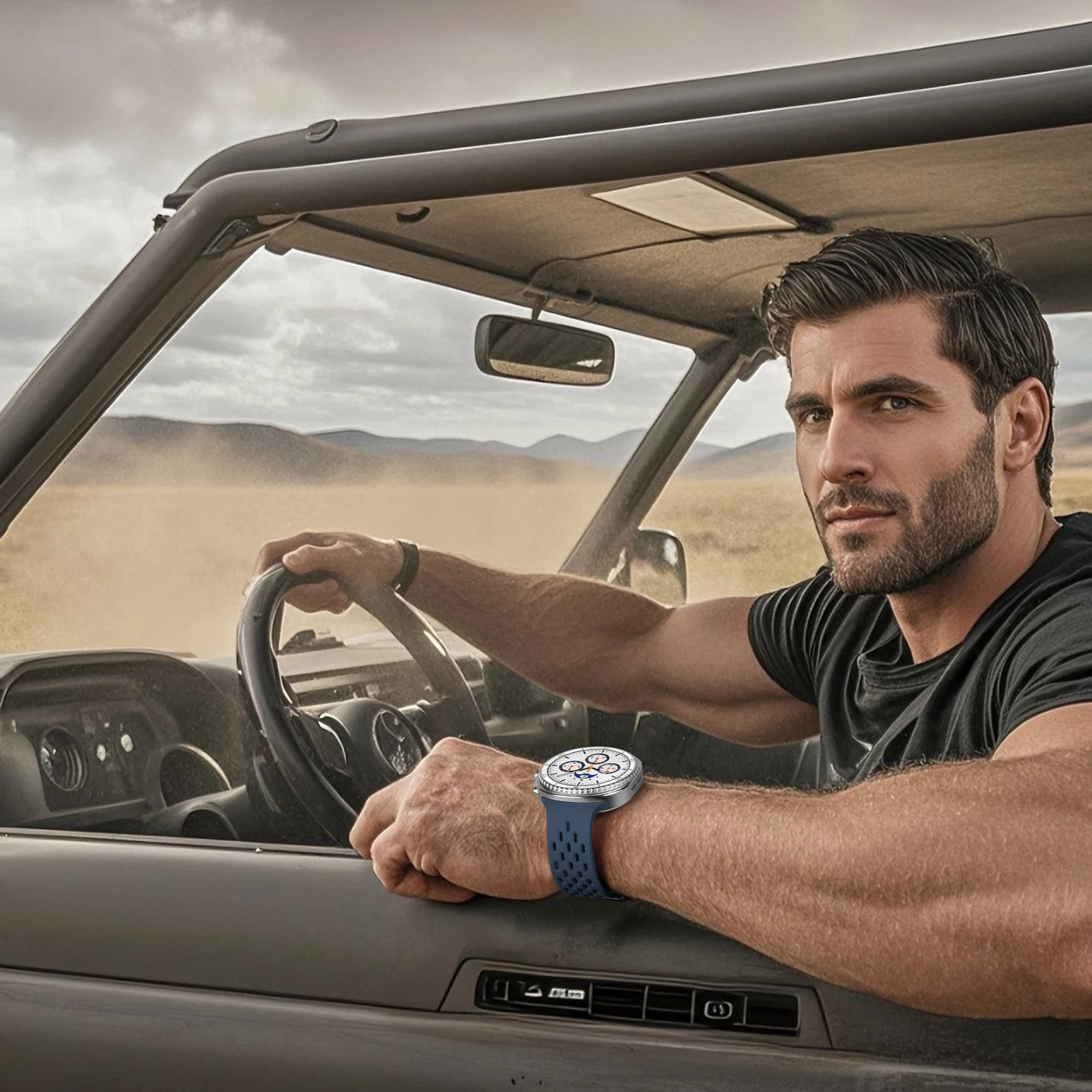 Magnetic Sport Band, Breathable Silicone Bracelet Strap