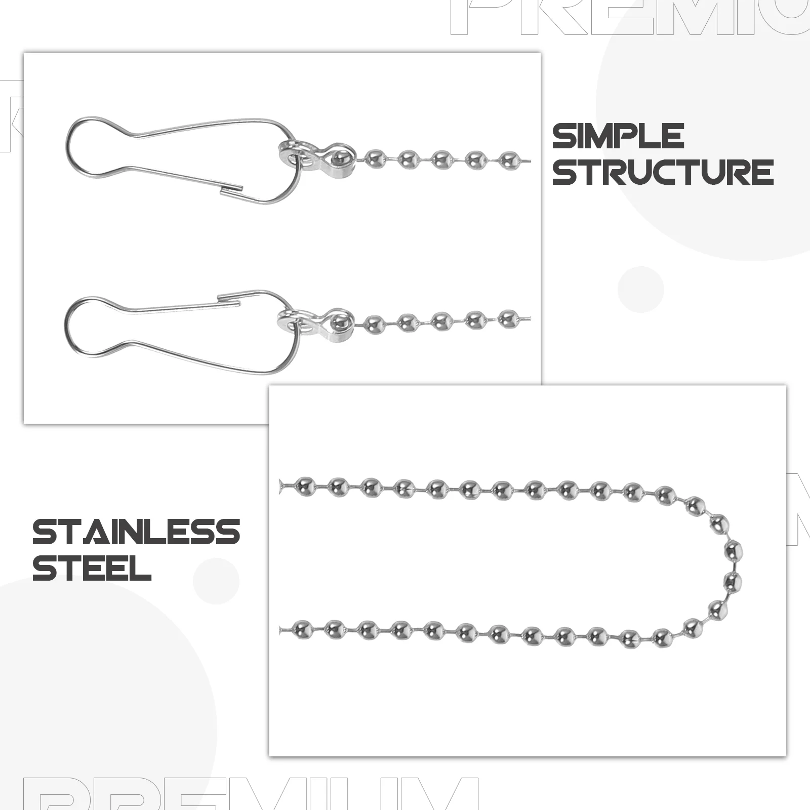 24 Pcs Bird Feeders Hangng Chains Hooks Flower Pot Picture Hangers Signs Hanging Billboard