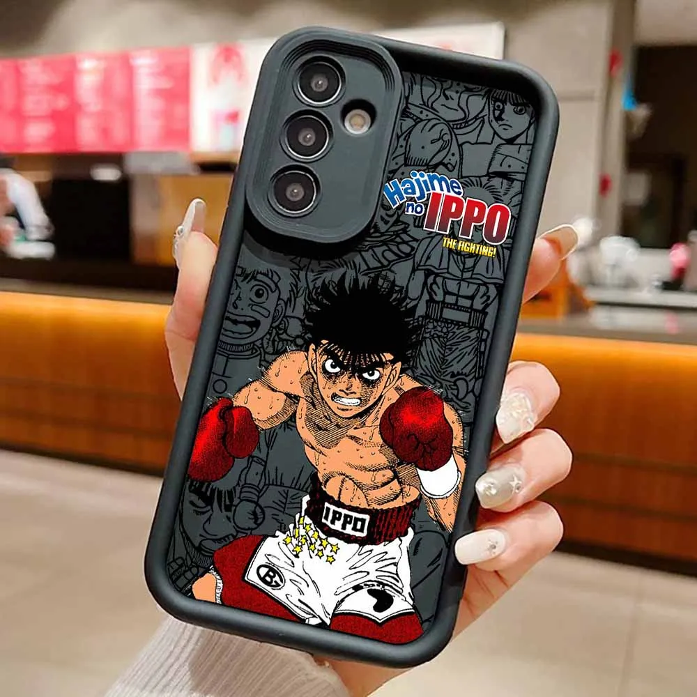 Hajime No Ippo Boxing Themed Silicone Phone Case with Lanyard