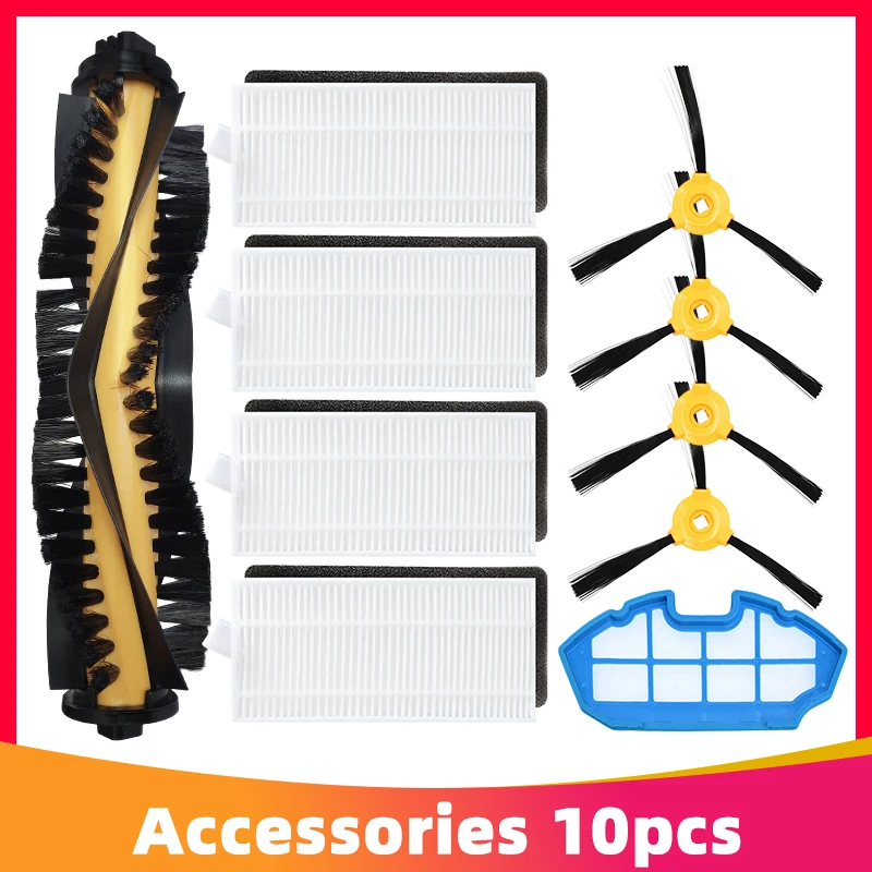 Replacement Parts Kit For Yeedi K600 & K700 Robot Vacuum - Brush & Tool Attachments