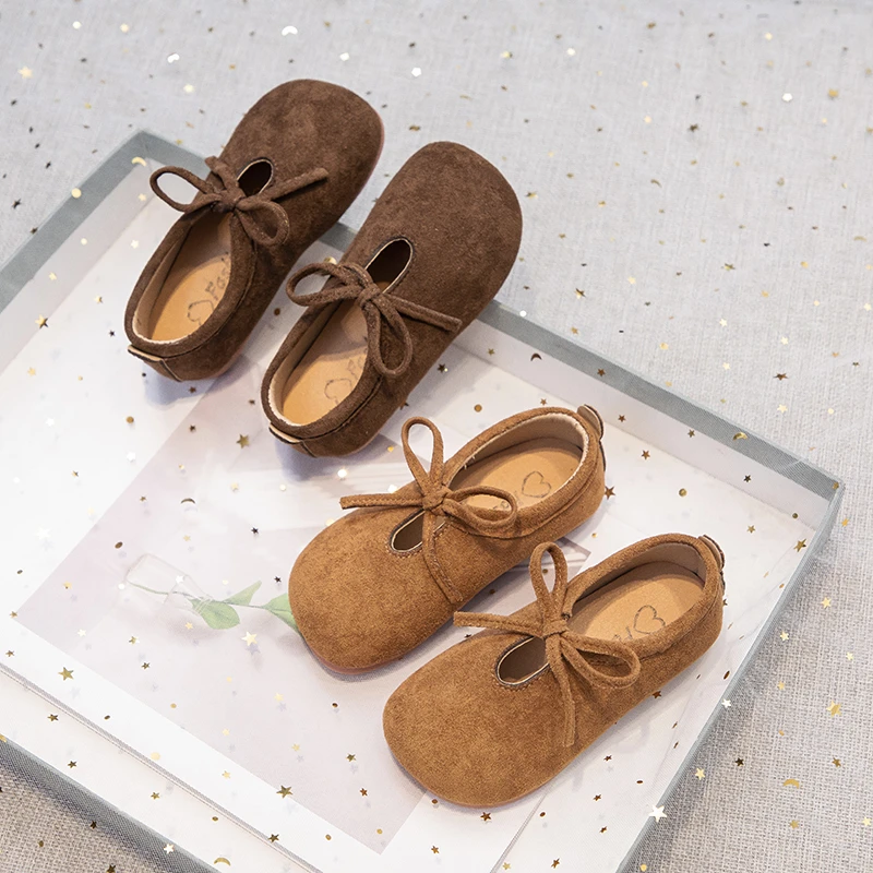 Girls birken shoes spring fall 2-16 years old lightweight soft children's leather leather shoes girls shoes