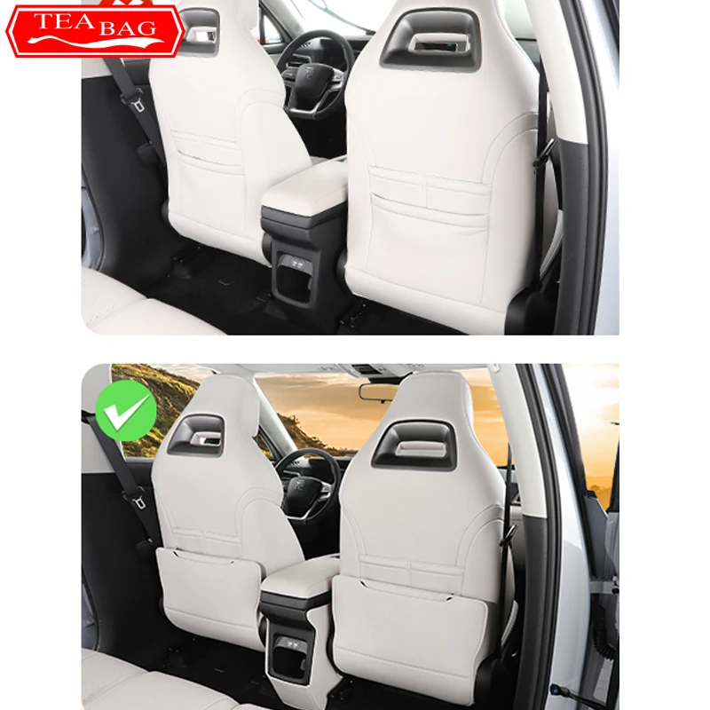 BYD Yuan Pro Yuan UP EV Car Styling Rear Seat Anti-kick Mat Seat Back Dirt Protection Pad Auto Accessories car seat protector