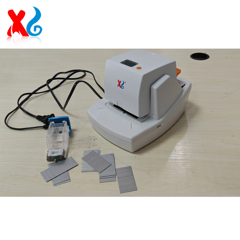 XG 자동 스테이플러 헤비 듀티 전기 스테이플러 테이블 스마트 센서 스테이플러 A3 A4 용지 LCD 멀티 조절 기계