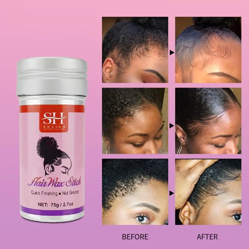 Description Picture 2 of itemBroken Hair Artifact Hair Wax Stick Gel Cream Hair Stick Non Line Greasy Strong Styling Wax Broken Fixing Hair Smooth Hold V4N7