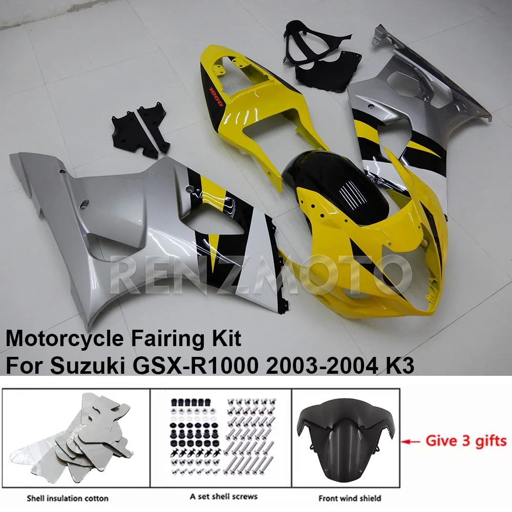 

Motorcycle Set Body Kit Fairing For Suzuki GSX-R1000 2003 2004 K3 K4 ABS Plastic Guard Plate Accessories Shell S1003-108a