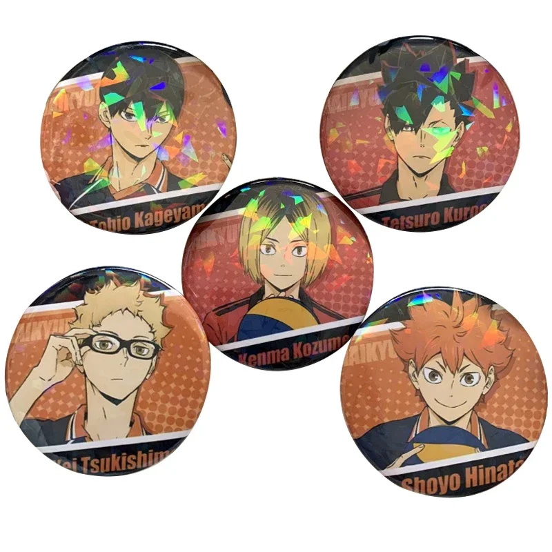 

Anime Volleyball Boy Brooches Cartoon Haikyuu! Lapel Pin Cosplay Badge Bag Accessories for Clothes Backpack Decoration Fans Gift