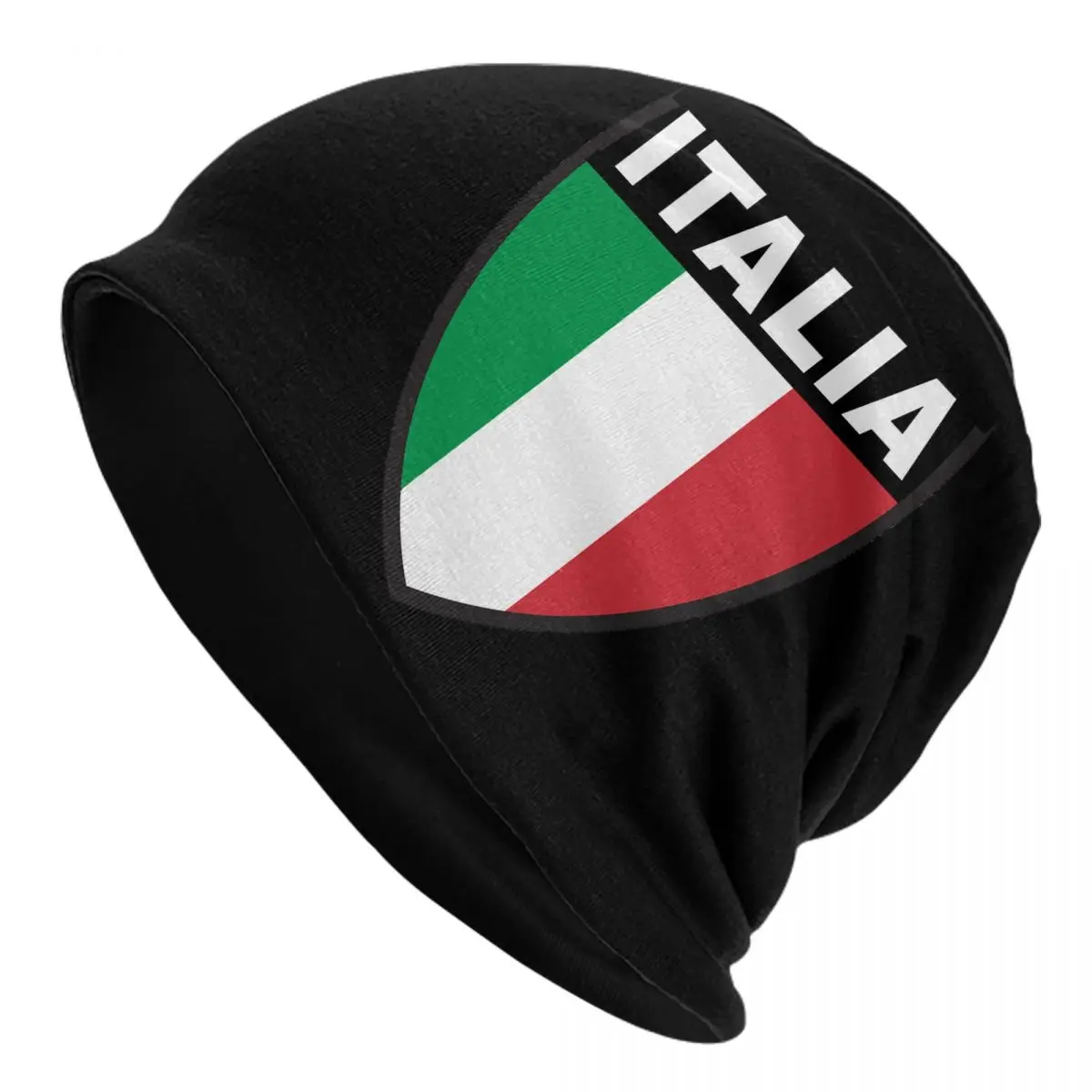 

Italia Italy Italian Flag Bonnet Hat Autumn Winter Outdoor Skullies Beanies Hats for Men Women Spring Dual-use Caps