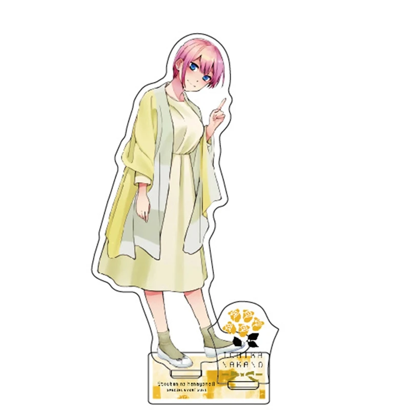 

The Quintessential Quintuplets Anime Acrylic Stand Keychain Nakano Ichika Nino Miku Yotsuba Itsuki Model Plate Toys Collection