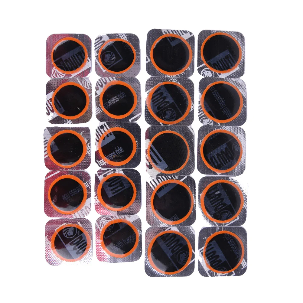 New 10/24/48 Pcs/lot Bicycle Bike Puncture Maintenance Tire Tyre Rubber Patch Mountain Bicycle Kit Cycling Repairing Tools