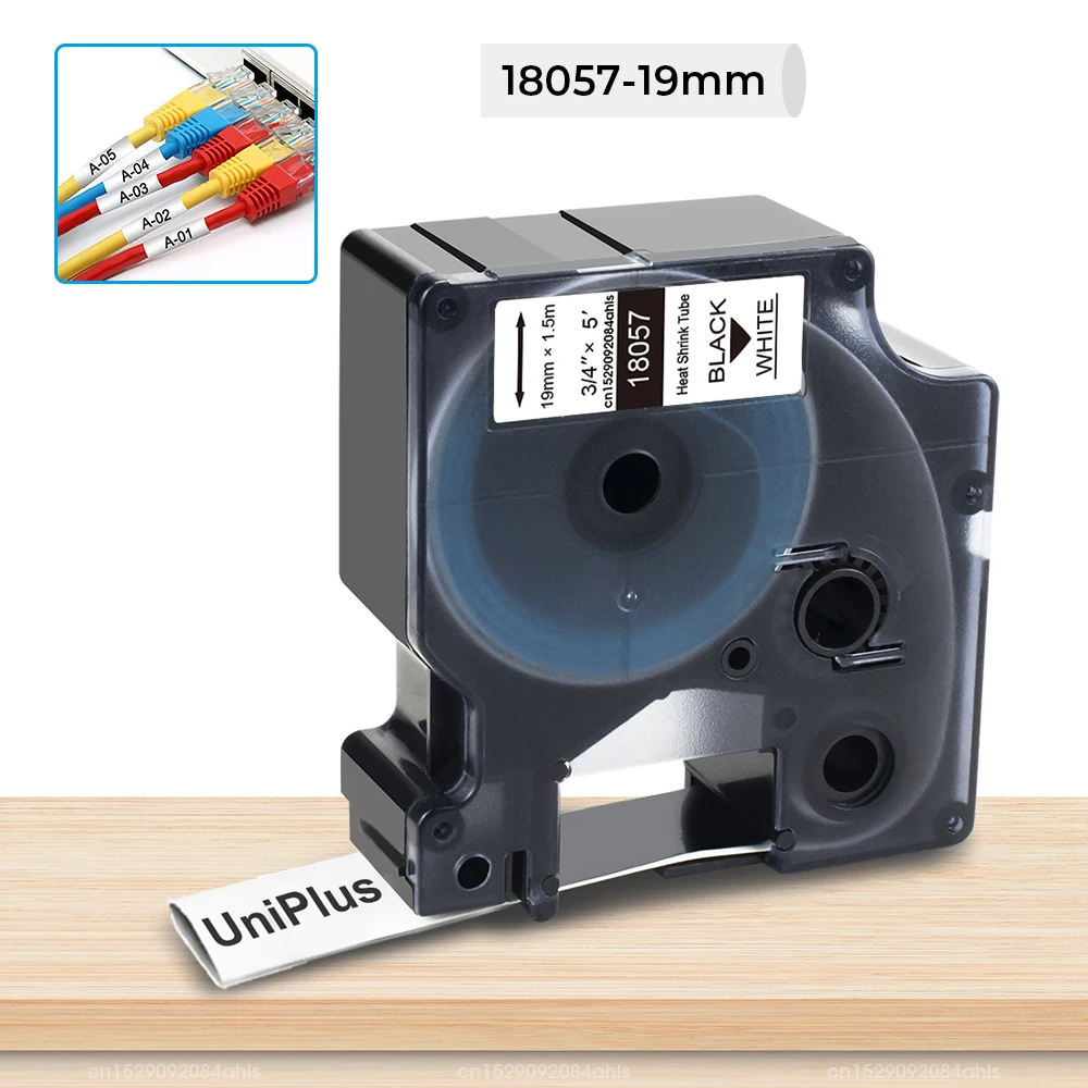 

19 мм, термоусадочная трубка 18057, Φ D1, лента Dymo, термоусадочная трубка, фотоэтикетировочная машина 4200 5000 6000