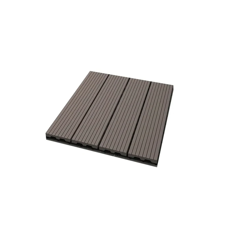 DIY Plastic Wood Flooring for Balcony Bathroom Courtyard Garden Terrace-Outdoor Splicing Waterproof Anti-Slip Floor Mat