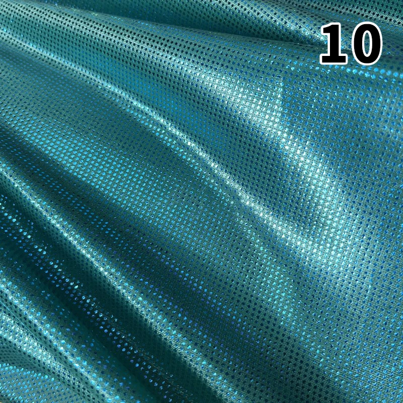 1M Farbenfroher Glänzender Stoff Blinkender Organza Glänzendes Netzgewebe Bühnenperformance-Material DIY Kleid Nähen Laser-Punkt-Stoff – Detail 4