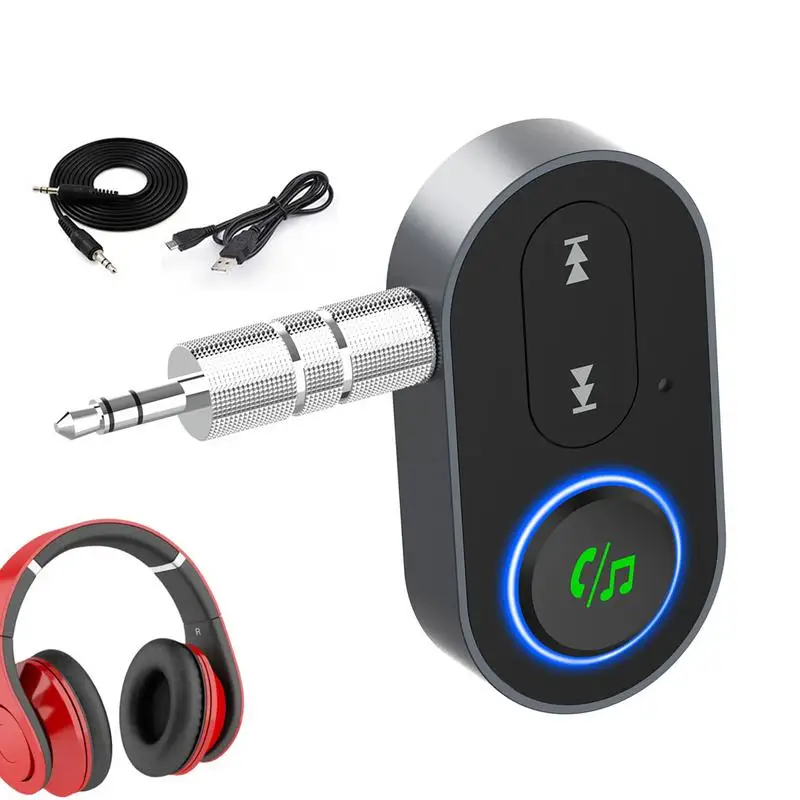 

2 в 1 беспроводной внутренний Автомобильный приемник для наушников гарнитура 5,0 приемник передатчик адаптер 3,5 мм разъем для автомобиля музыкальные аксессуары