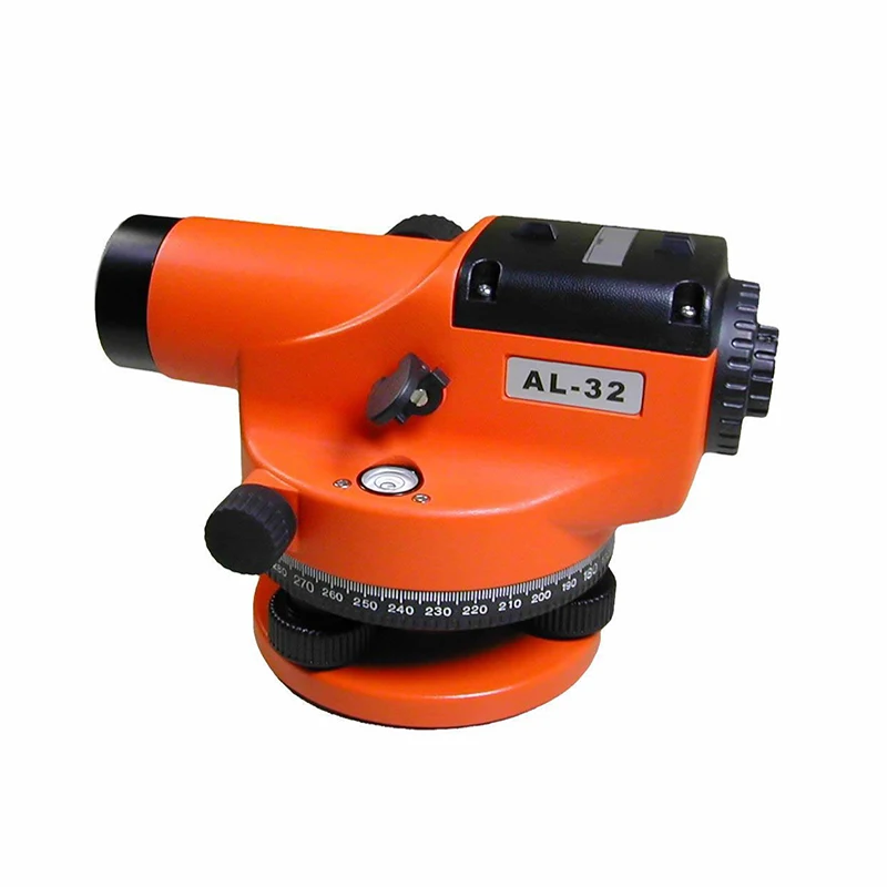 AL-32A Optical Level Instrument Automatic Level Gauge Self-leveling Tool Mapping Level Optical Survey Instrument Parallel Tester
