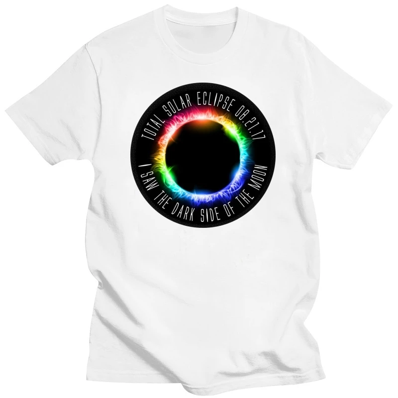 I Saw The Dark Side Of The Moon - Solar Eclipse Shirt Per Uomo Donna Unisex Uomo Donna Tee Shirt