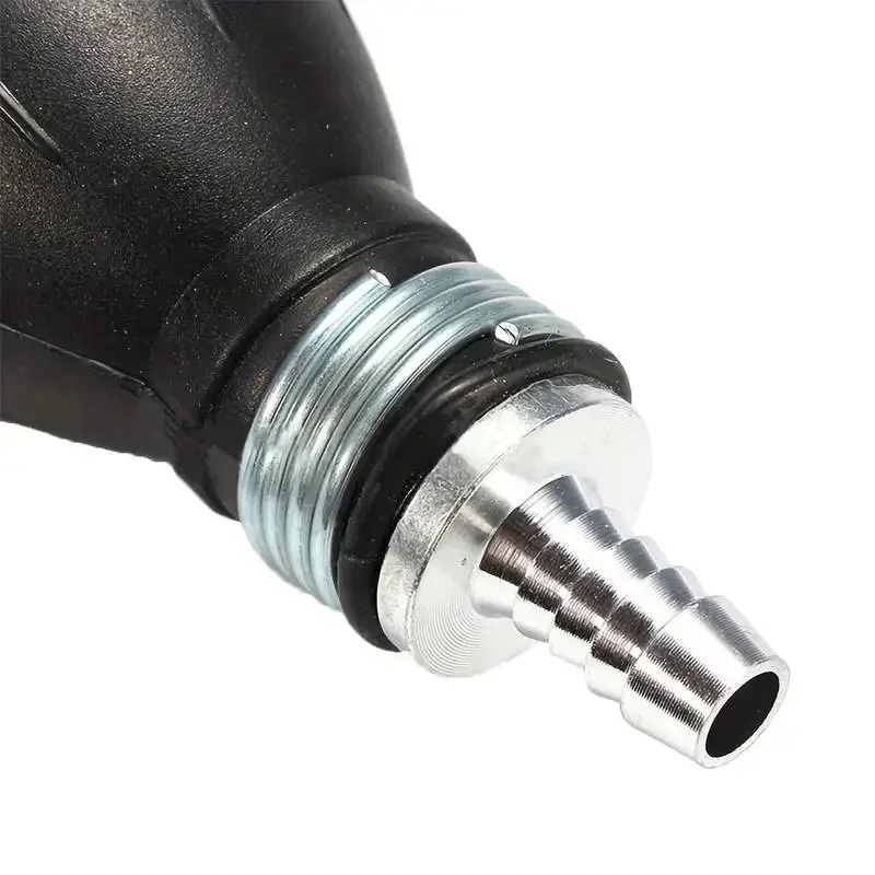 8mm Manual Fuel Pump Pipeline Rubber Aluminum Manual Fuel Primer Bulb Diesel Gasoline Delivery Pump Automobile Ship