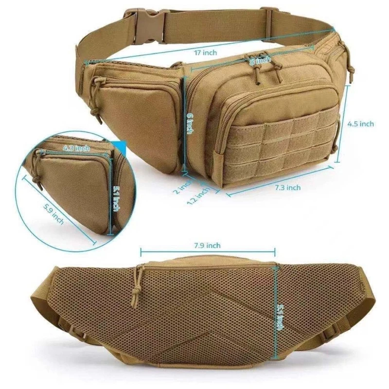 Practical Waist Bag for Travel Shoulder Pack Crossbody Pouches for Your Trips