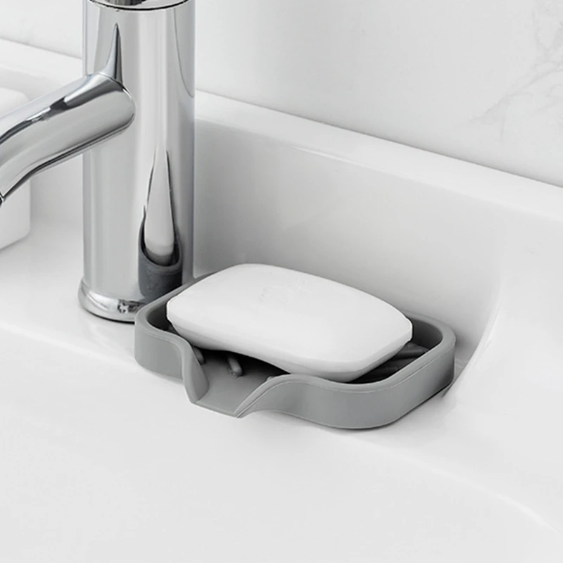 Silicone Soap Dish Self Draining Soap Dish Soap Dish 4 Pcs Soap Holders Bathroom Soap Tray Soap Dish Bar Soap Holder For Shower 5