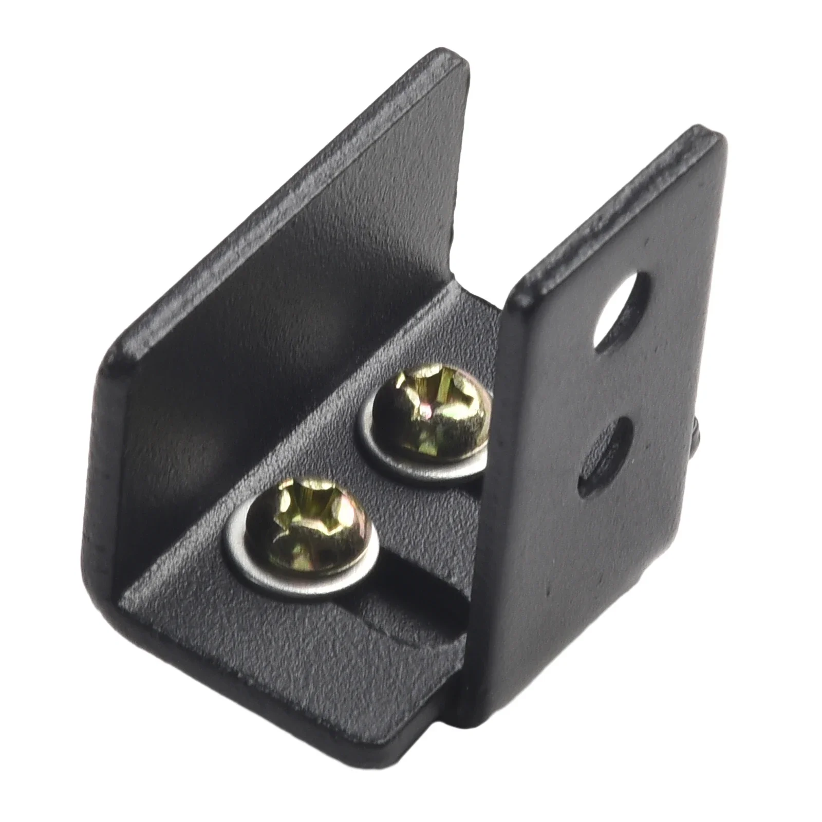 Adjustable Barn Door Guides Floor Guide for Sliding Barn Door Black Wall Guide With Screws Black Stainless Steel