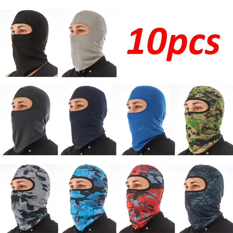 Cycling Balaclava Full Cover Face Mask Hat For Outdoor Sports 10Pcs