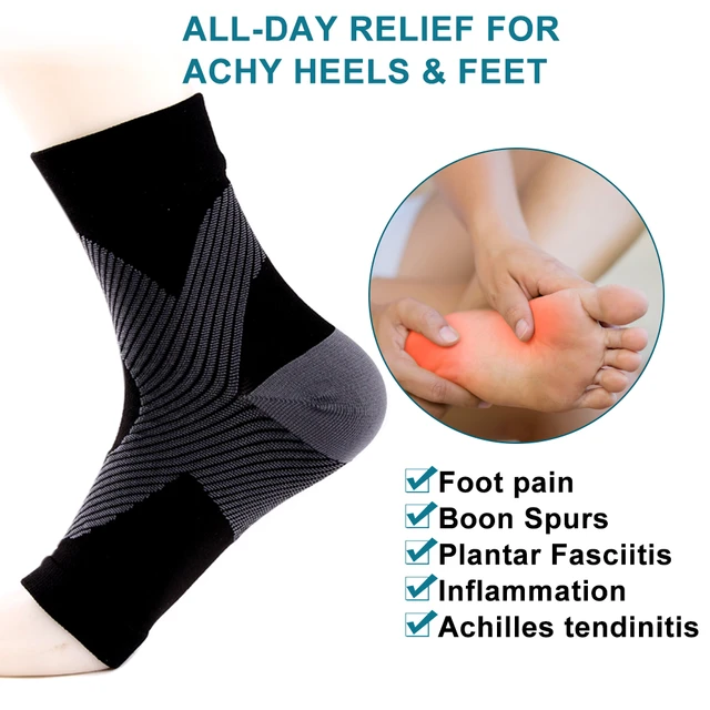 Soothe Socks Neuropathy Compression Ankle Arch Support Protection