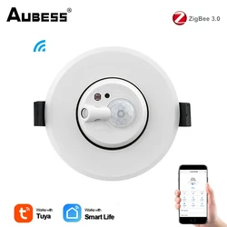Tuya – capteur de plafond intelligent ZigBee, détecteur de mouvement statique, pour maison humaine, utilisé avec passerelle 