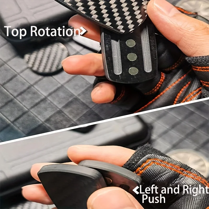 Fidget Toy Sensory Fidget Toy Anti Stress Toy Carbon Fiber Magnetic Push Slider EDC Adult Fidget Toys