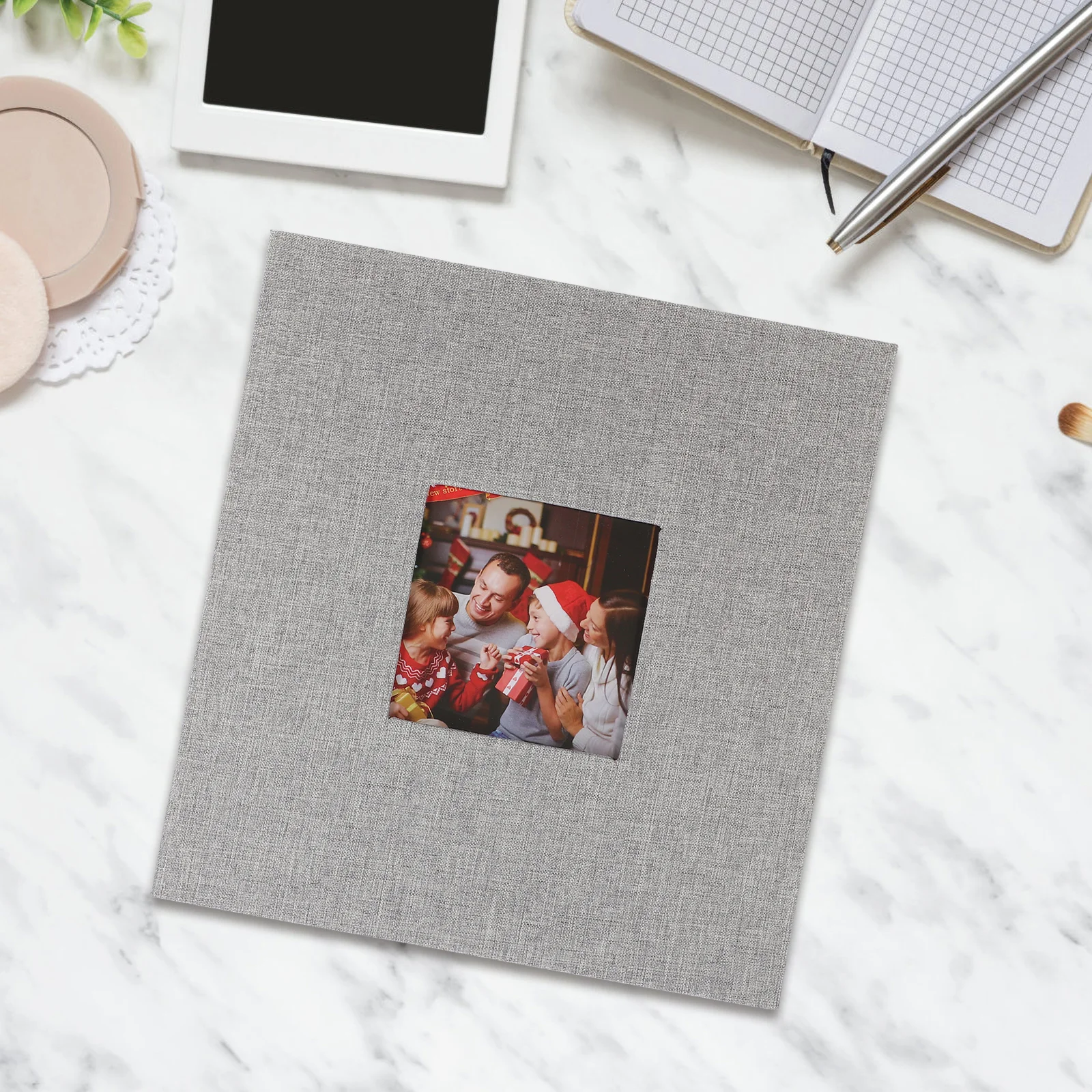 

Photo Album Christmas Wresth Portable Gifts for An Anniversary Polyester Plushies