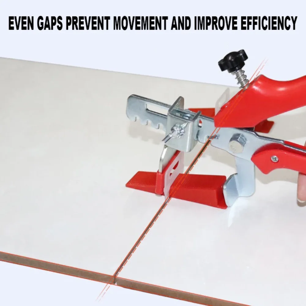 100/200pcs Tile Spacers 2mm Tile Leveling System Plier Set Laying Level Wedges Alignment Clips