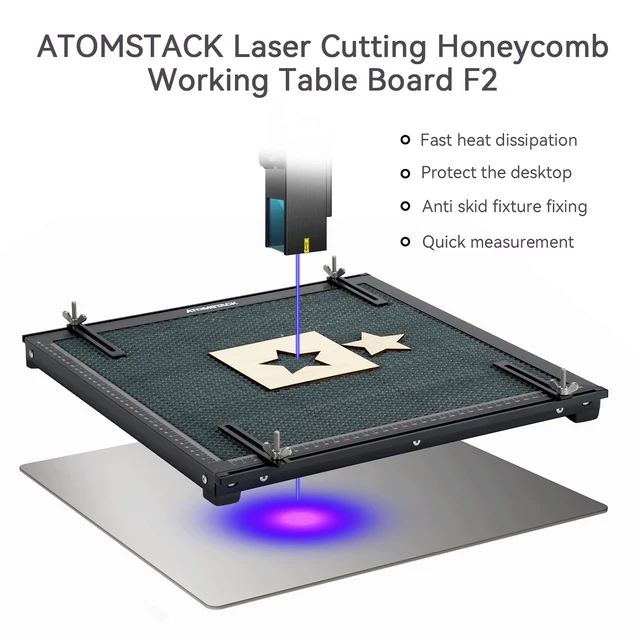 ATOMSTACK セット売り （Atomstack初回20W彫刻機、0.01mm高精細彫刻 