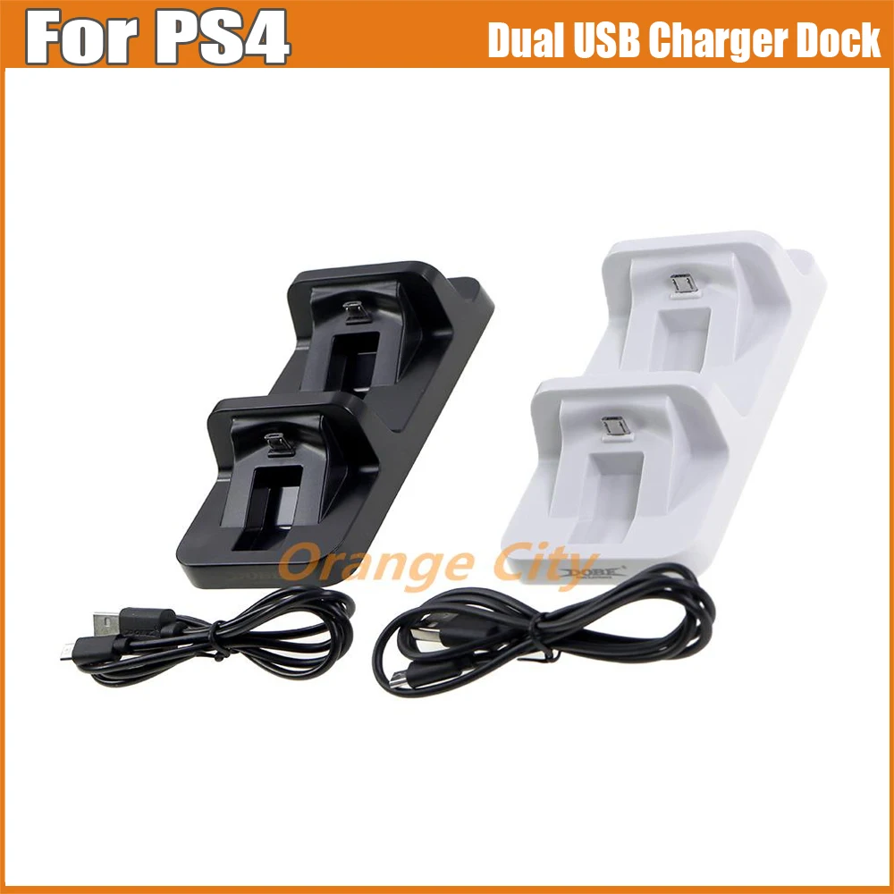 1Pc Dual Usb Charger Controller Wireless Dock Di Ricarica Stand Station Per Ps4 Playstation 4 Console Di Gioco