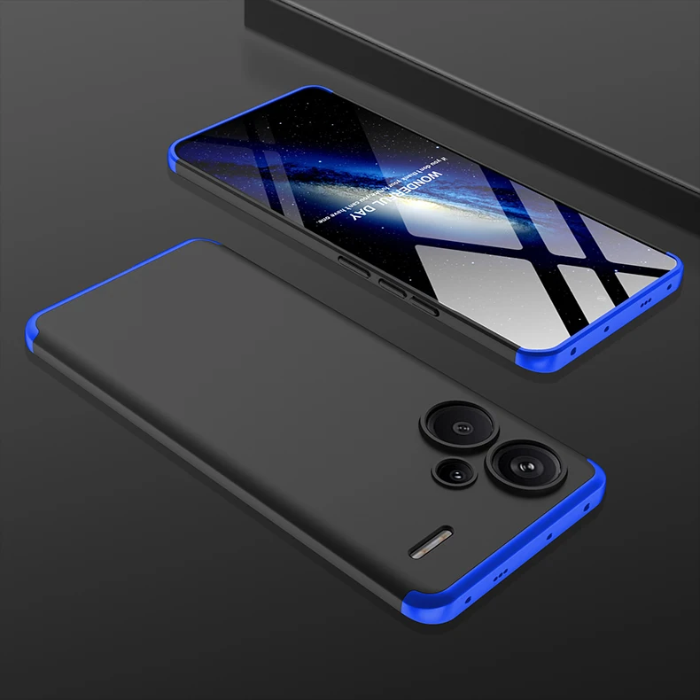 360° Full Protection Matte Shockproof Case - Hard Plastic Cover