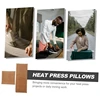 2Pcs Heat Press Pillow Transfer Pillow Heat Press Mat Vinyl Ironing Mat Heated Pillow Heat Press Pad Bolsters Pillows Durable 4