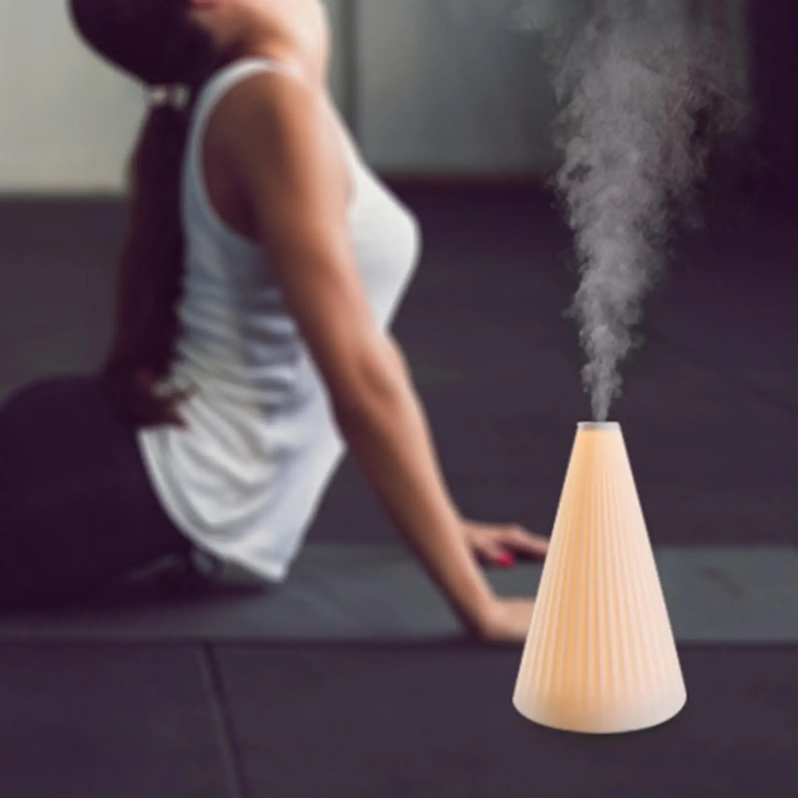 Travel Small Humidifier Dimmable Night Light Auto Shut Off for Home Yoga Car