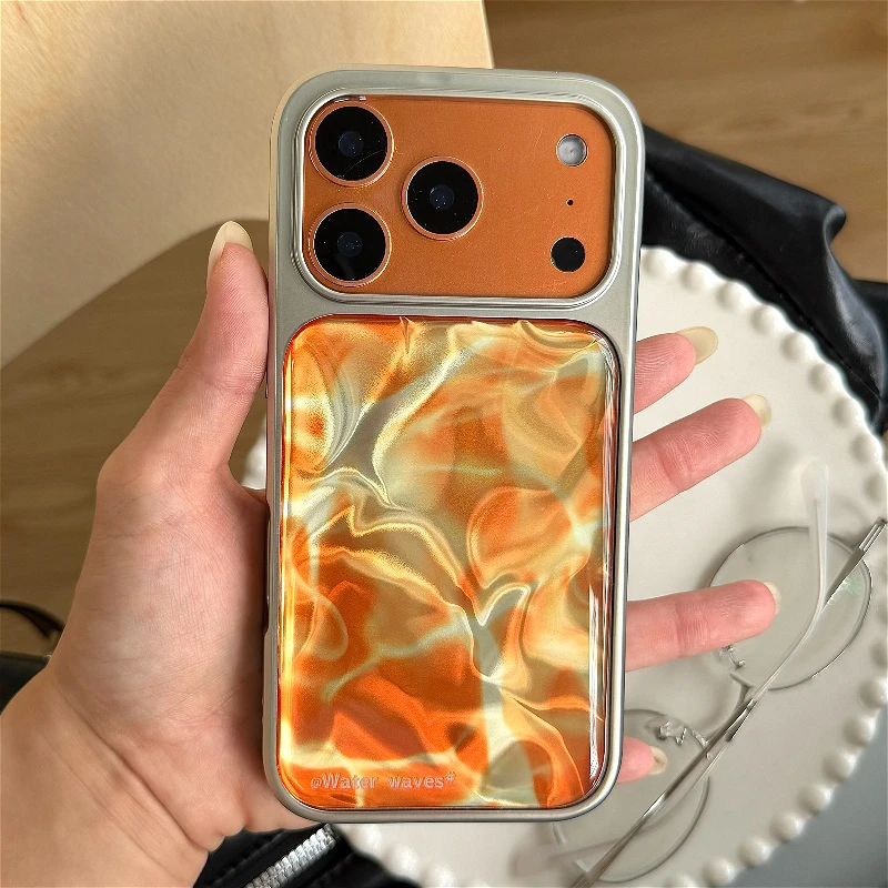 Korea INS Water Ripple Shockproof Phone Case - Fashionable Protection Gift